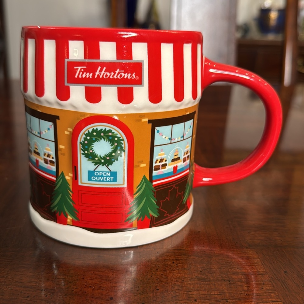 Tim Hortons Holiday Mug 2024 Limited Edition Christmas Bake Shop Mug NEW
